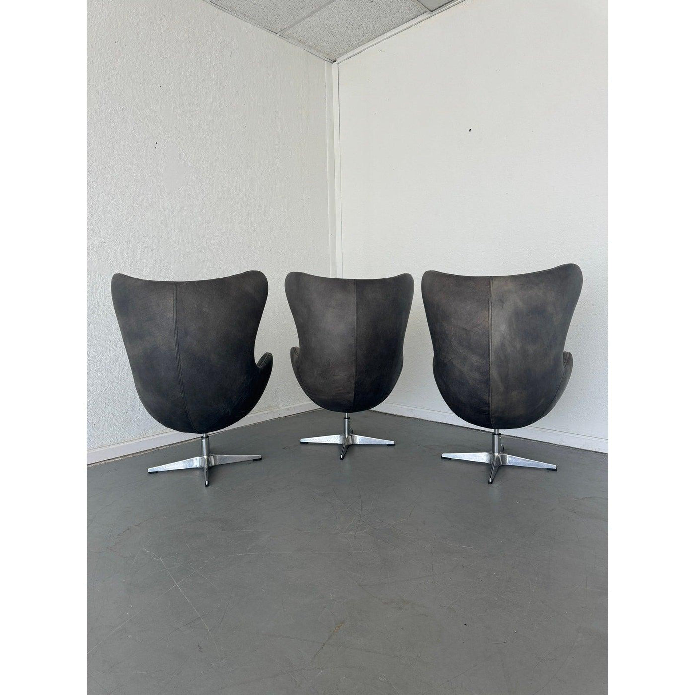 Restoration Hardware Copenhagen Egg Chairs (Set of 3)