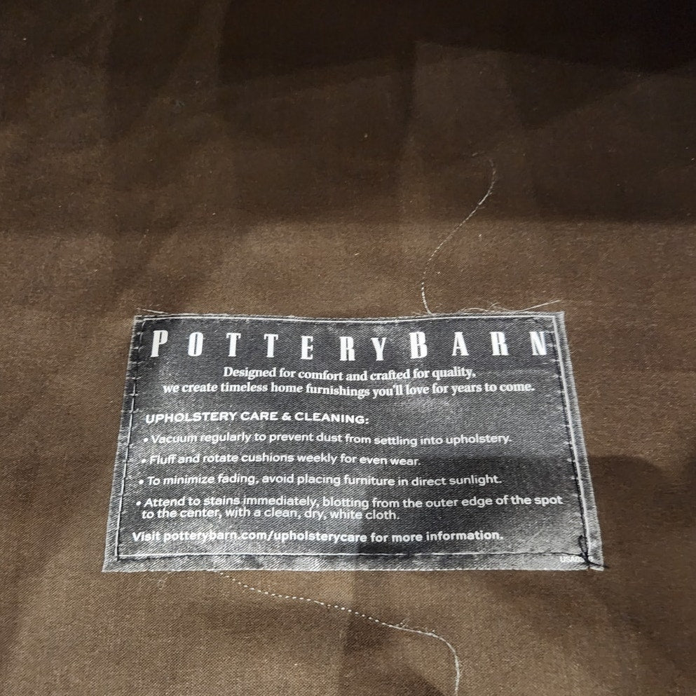 Pottery Barn Champlain Square Arm Leather Recliner