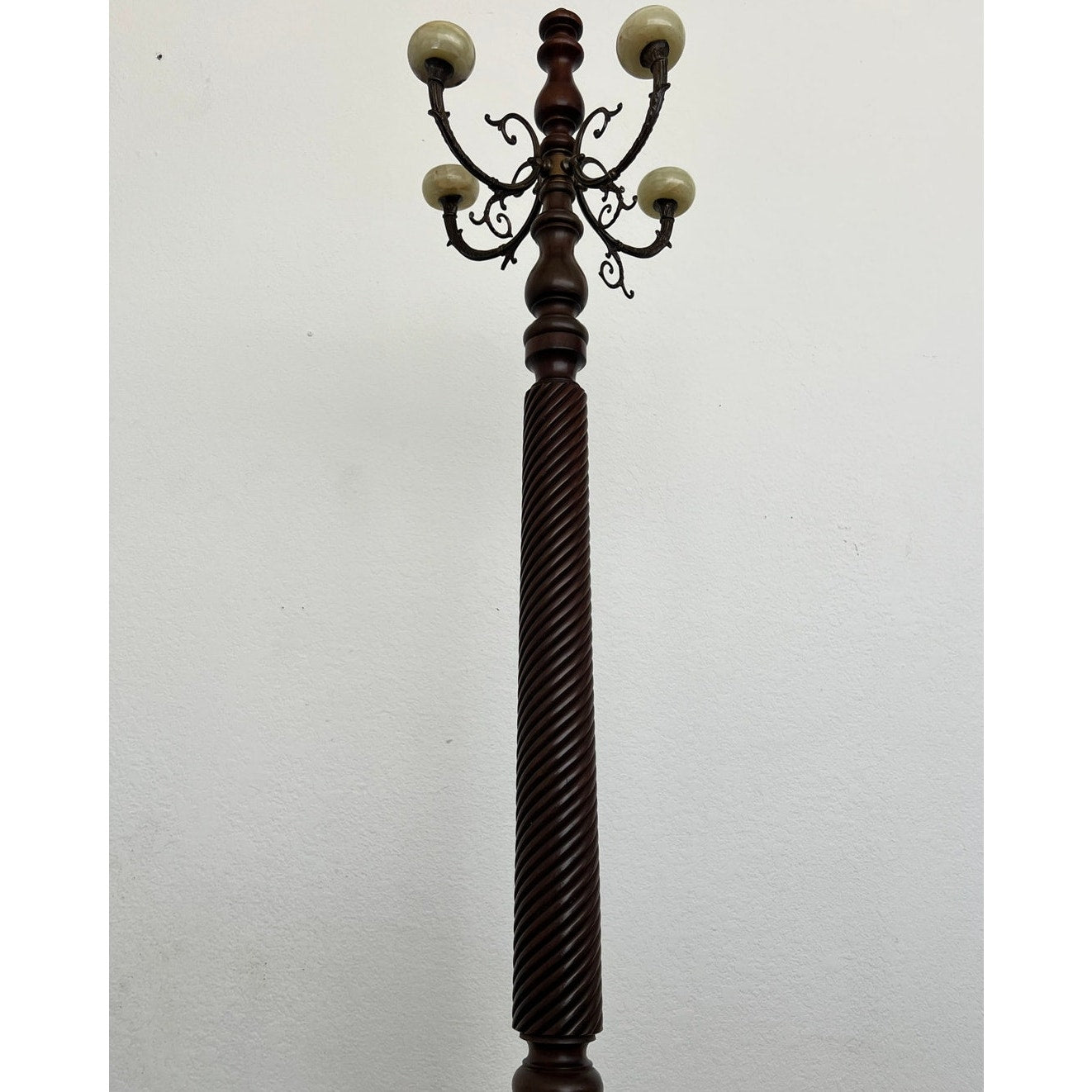Antique German Barley Twist Hall Tree