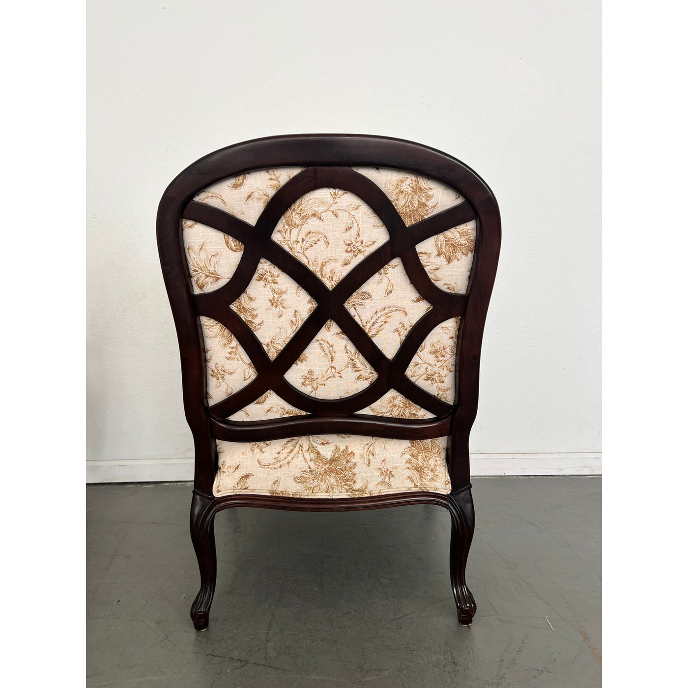 Vintage French Provincial Lounge Chairs & Ottomans (Set of 2)
