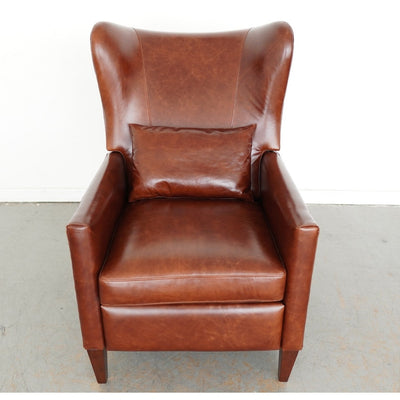 Pottery Barn Champlain Square Arm Leather Recliner