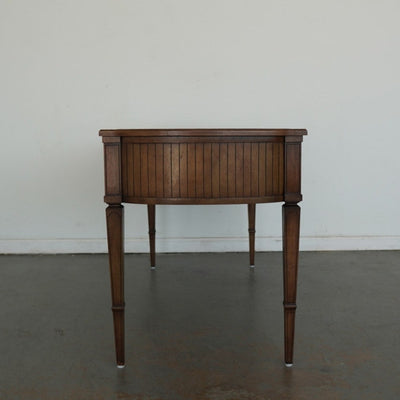 Baker Furniture Leather Top Plat Desk