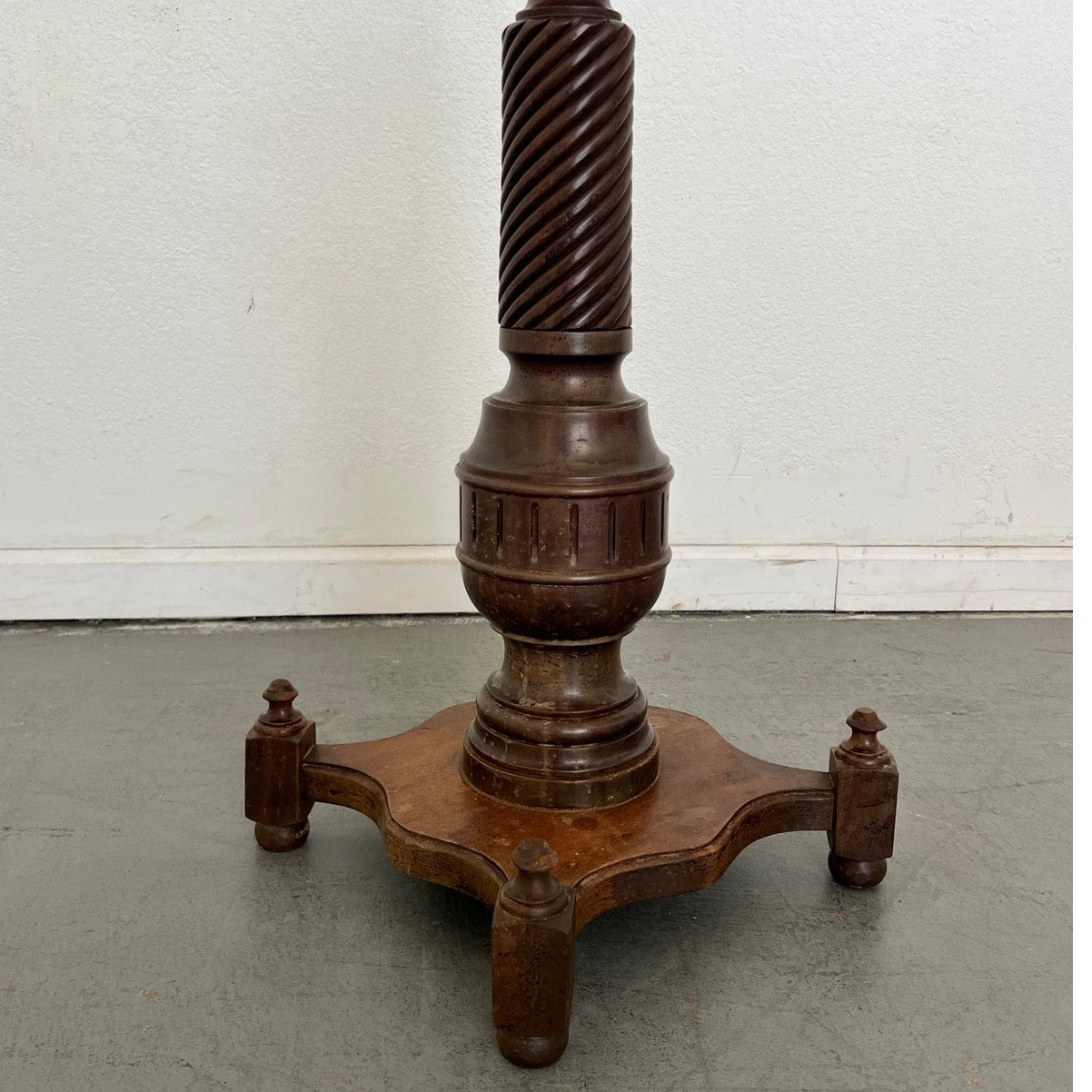 Antique German Barley Twist Hall Tree
