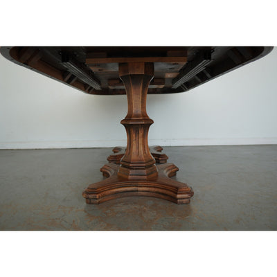 Vintage Century Furniture Double Pedestal Extension Dining Table