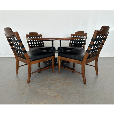 Vintage Spanish Revival Dining Set (Set of 5)