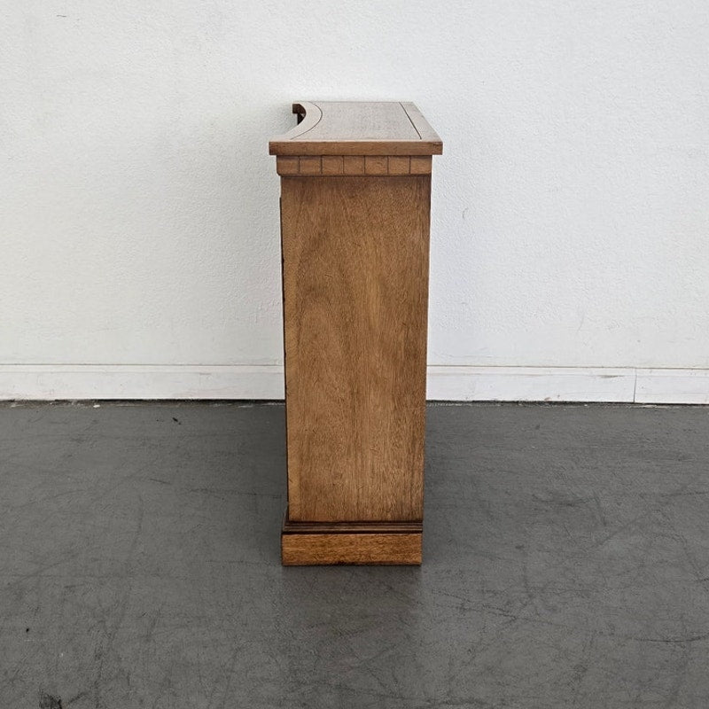 Vintage Drexel Triune Demilune Cabinet