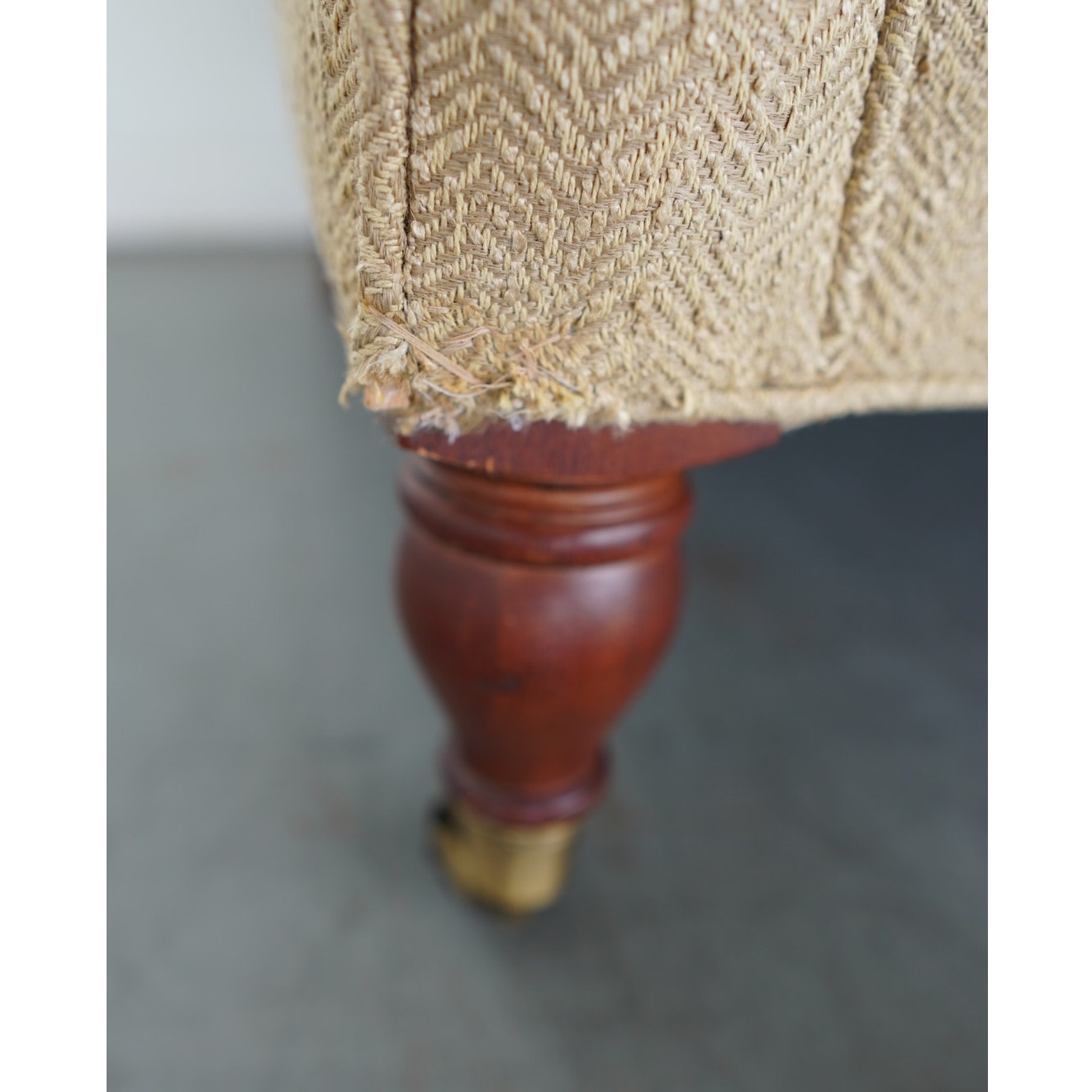 Vanguard Camel Upholstered Sofa