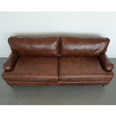 Ballard Designs Wynne Leather Sofa