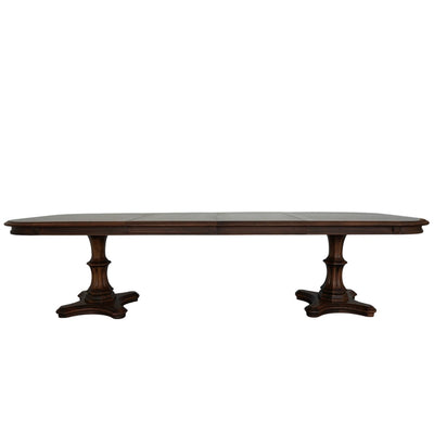 Vintage Century Furniture Double Pedestal Extension Dining Table