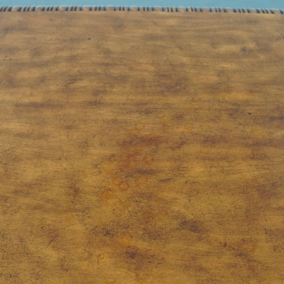 Ethan Allen Square Carved Coffee Table