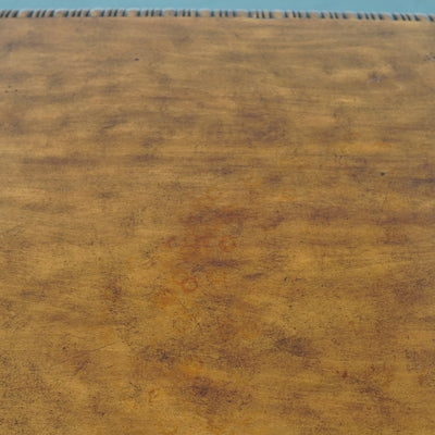 Ethan Allen Square Carved Coffee Table