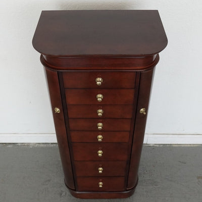 Powell Mahogany Finish Jewelry Armoire