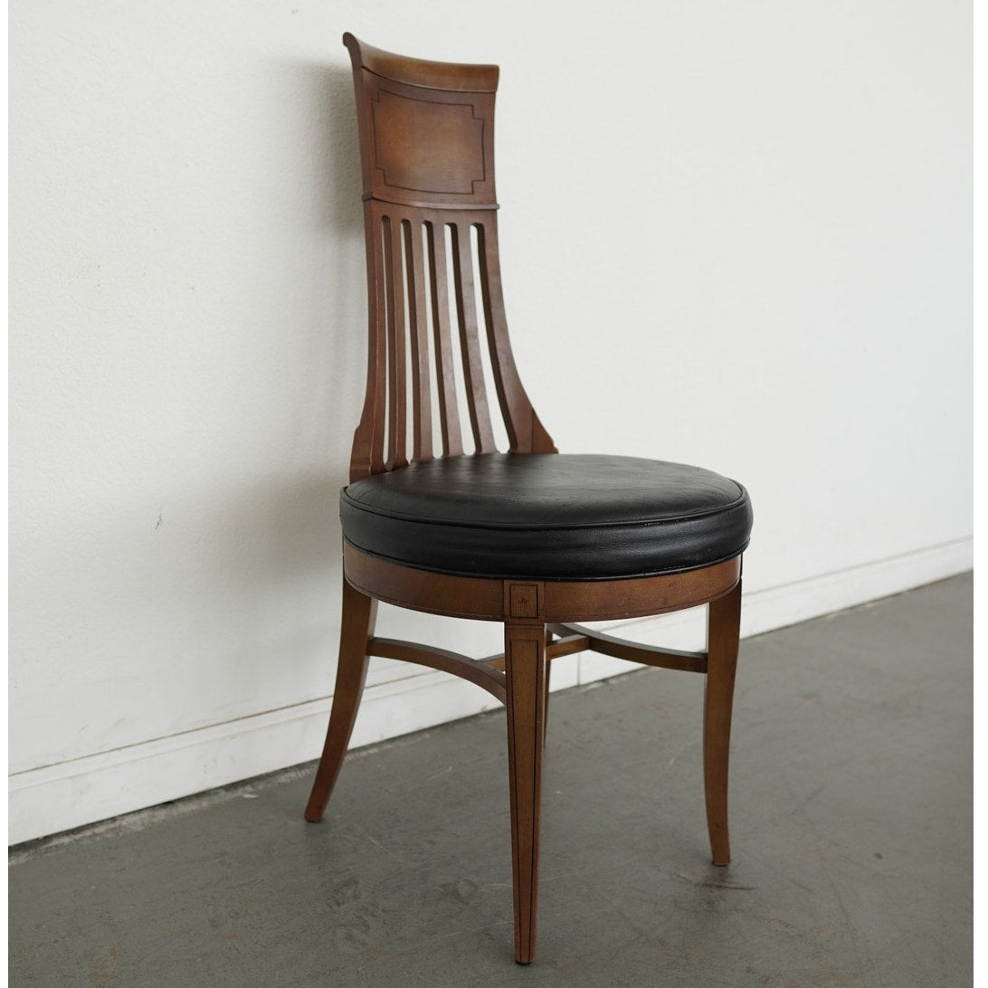 Vintage Thomasville Mid Century High Back Side Chair