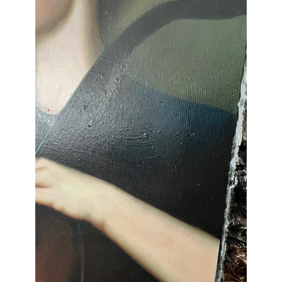 Manaz Textured Wall Art – “Cellist”