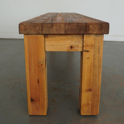 RH Salvaged Wood Bench