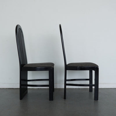 Vintage Pallavisini Italian Modern High-Back Dining Chairs (Set of 4)