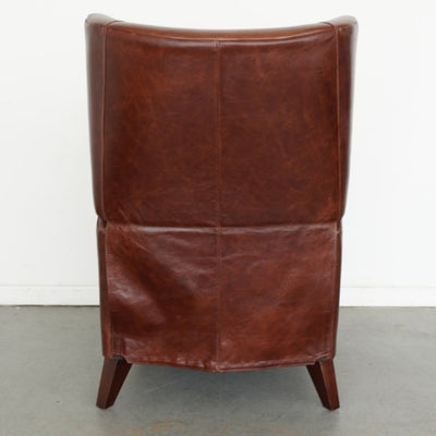 Pottery Barn Champlain Square Arm Leather Recliner