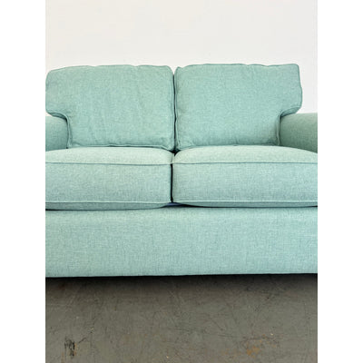 My Coastal Home Aqua Blue Coastal Loveseat