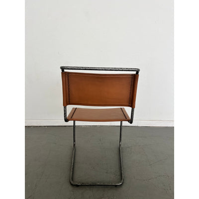 Vintage Leather Cantilever Chair