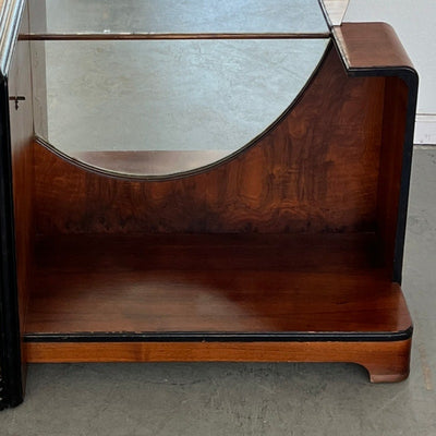 Vintage Doernbecher Furniture Co. Art Deco Waterfall Vanity & Stool
