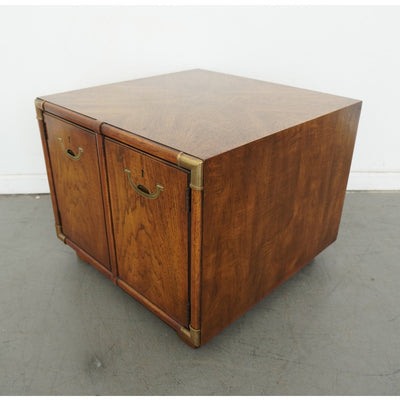 Vintage Drexel Accolade II Campaign Side Table