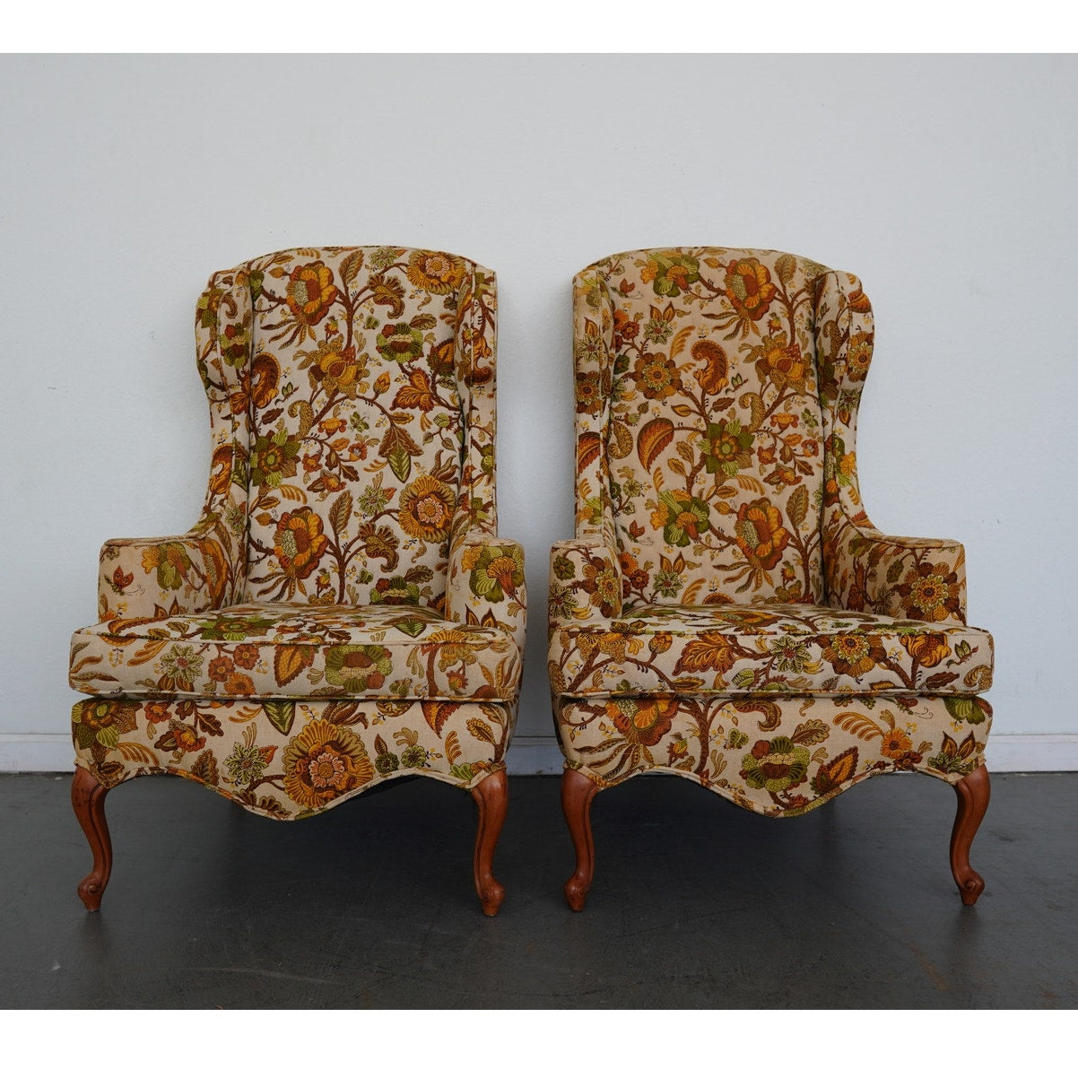 Vintage Park Lane Wingback Chairs (Set of 2)