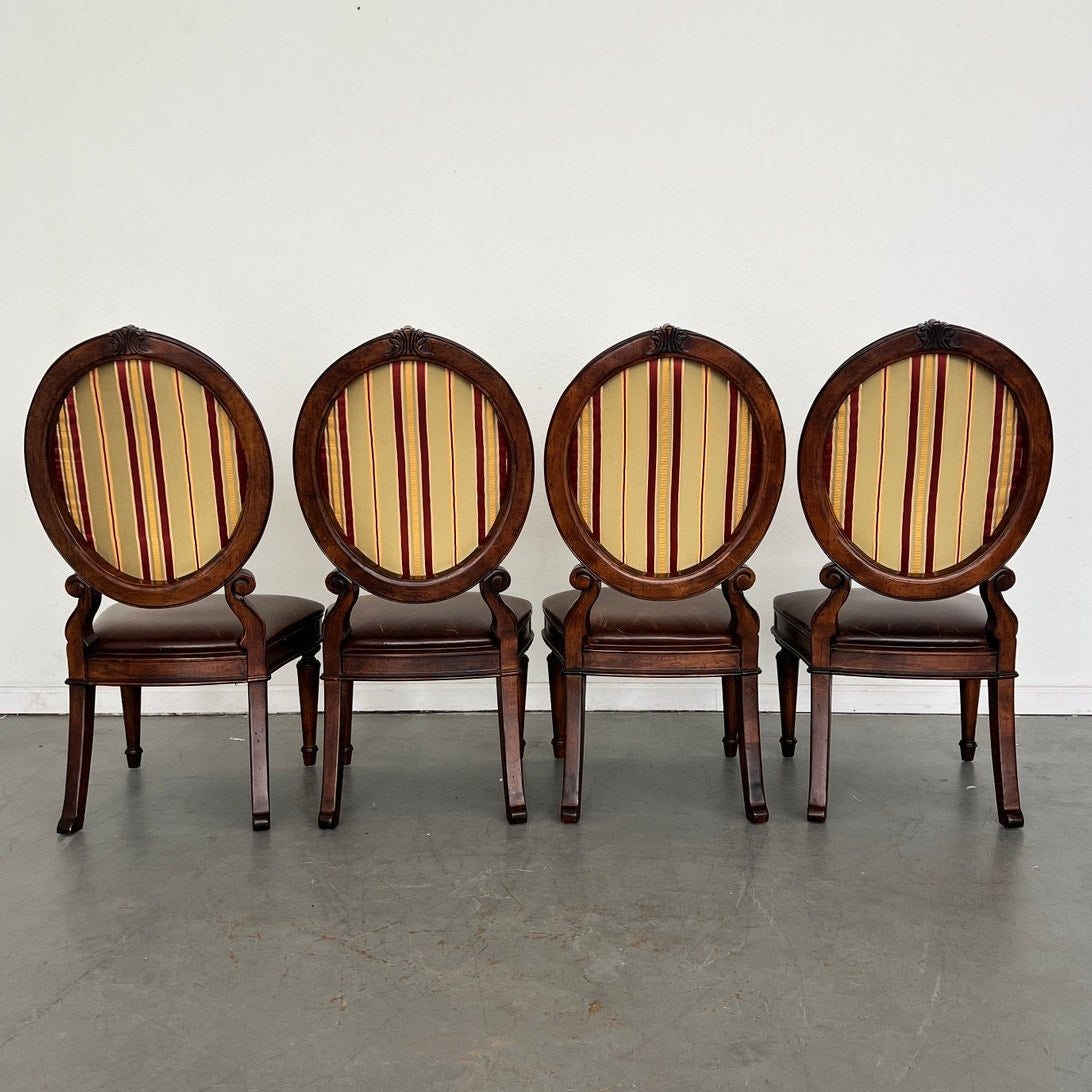 Vintage Drexel Heritage Oval Back Dining Chair (Set of 4)