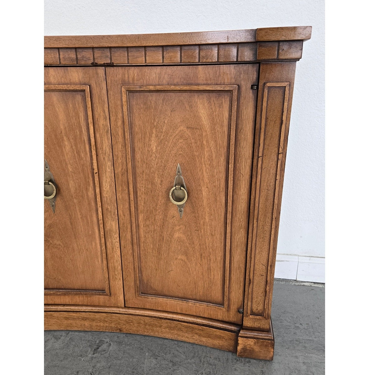 Vintage Drexel Triune Demilune Cabinet