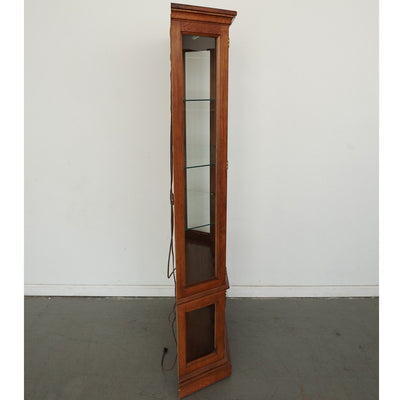 Lighted Curio Cabinet with Glass Doors