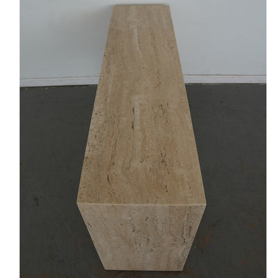 Banana Republic Home Brooklyn Travertine Console