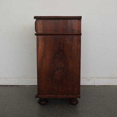 Antique Walnut Bedside Cabinet