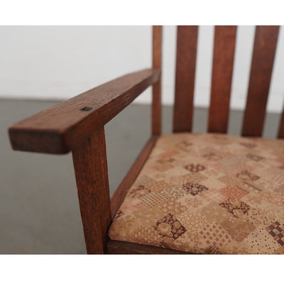 Vintage Mission-Style Children’s Rocking Chair