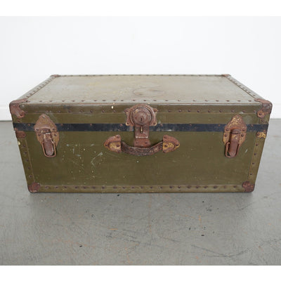 Vintage Military-Style Trunk
