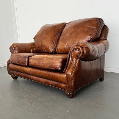Hancock & Moore Evening Leather Loveseat