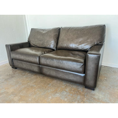 Pottery Barn Turner Square Arm Leather Sofa