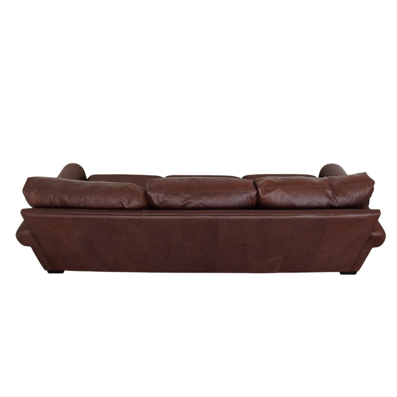 Pottery Barn Turner Roll Arm Leather Sofa