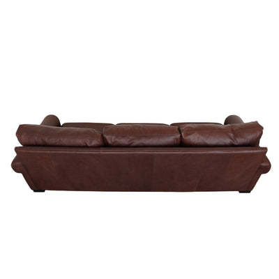 Pottery Barn Turner Roll Arm Leather Sofa