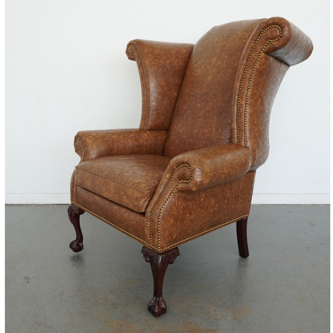 Hancock & Moore George III Tufted Wing Chair