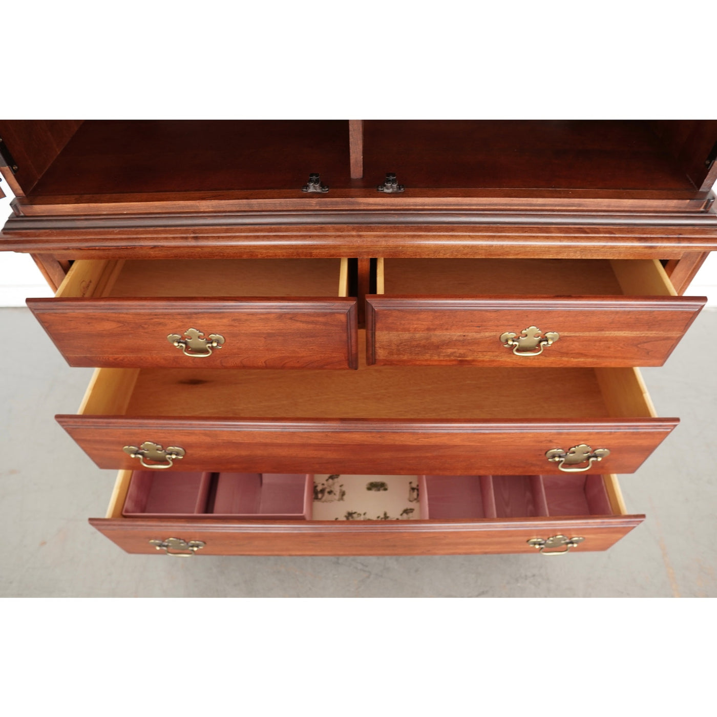 Vintage American Drew Cherry Grove Armoire