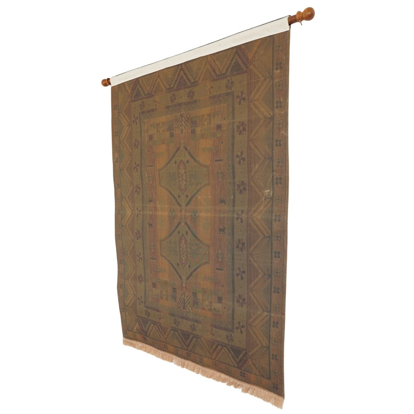 Vintage Geometric Woven Wall Tapestry