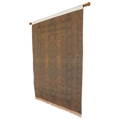 Vintage Geometric Woven Wall Tapestry