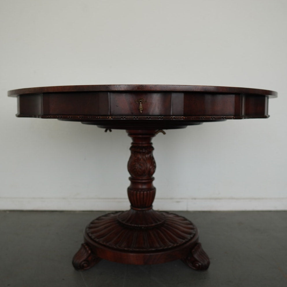Jonathan Charles Finely Inlaid Mahogany Centre Table