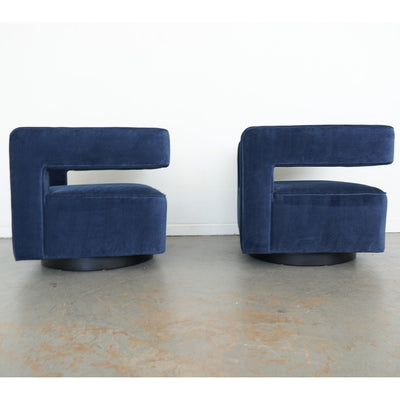 Restoration Hardware Drew Swivel Chair (Set of 2)