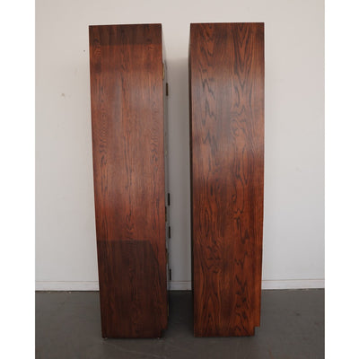 Vintage Henredon Scene One Armoire Cabinet (Set of 2)
