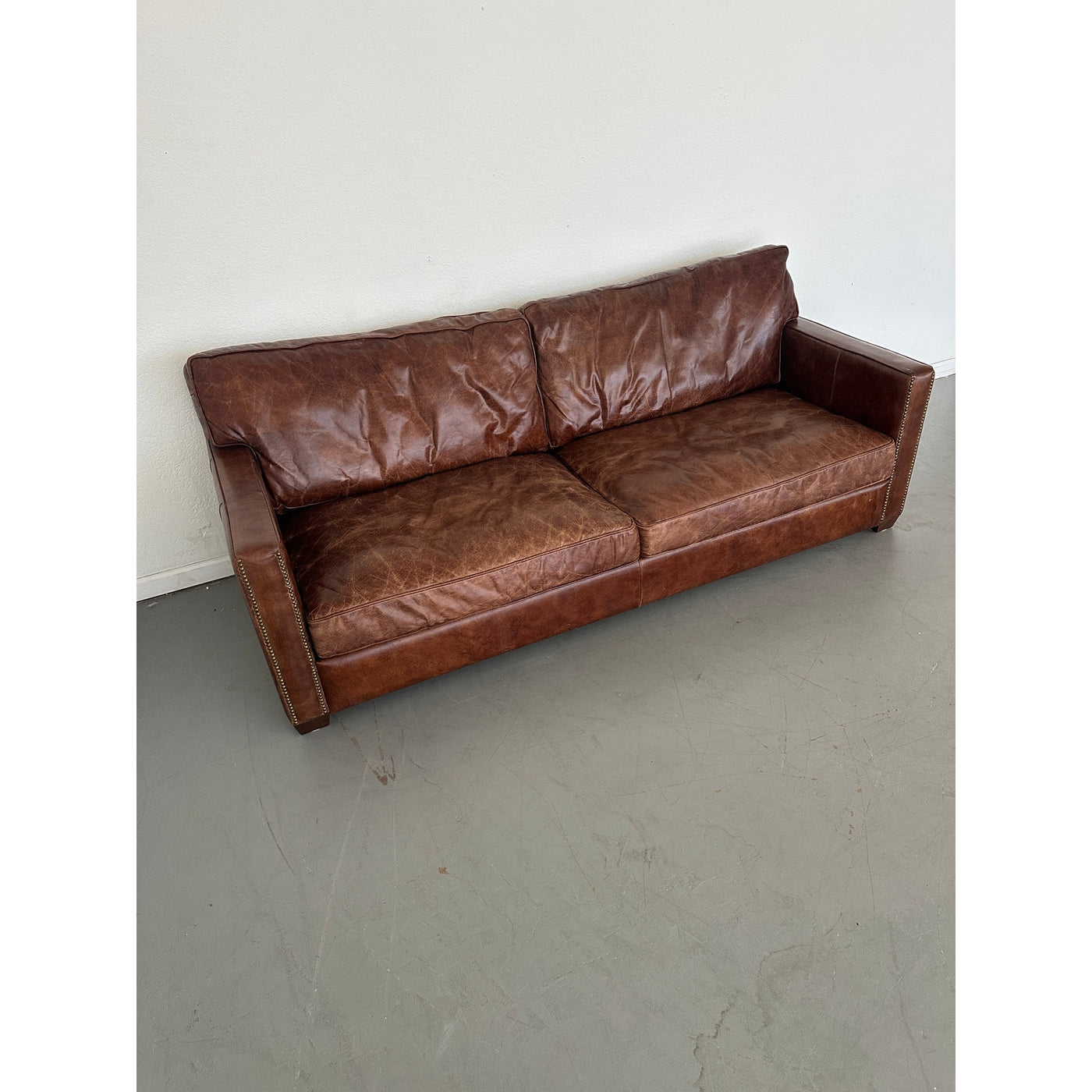 Four Hands Larkin Leather Sofa