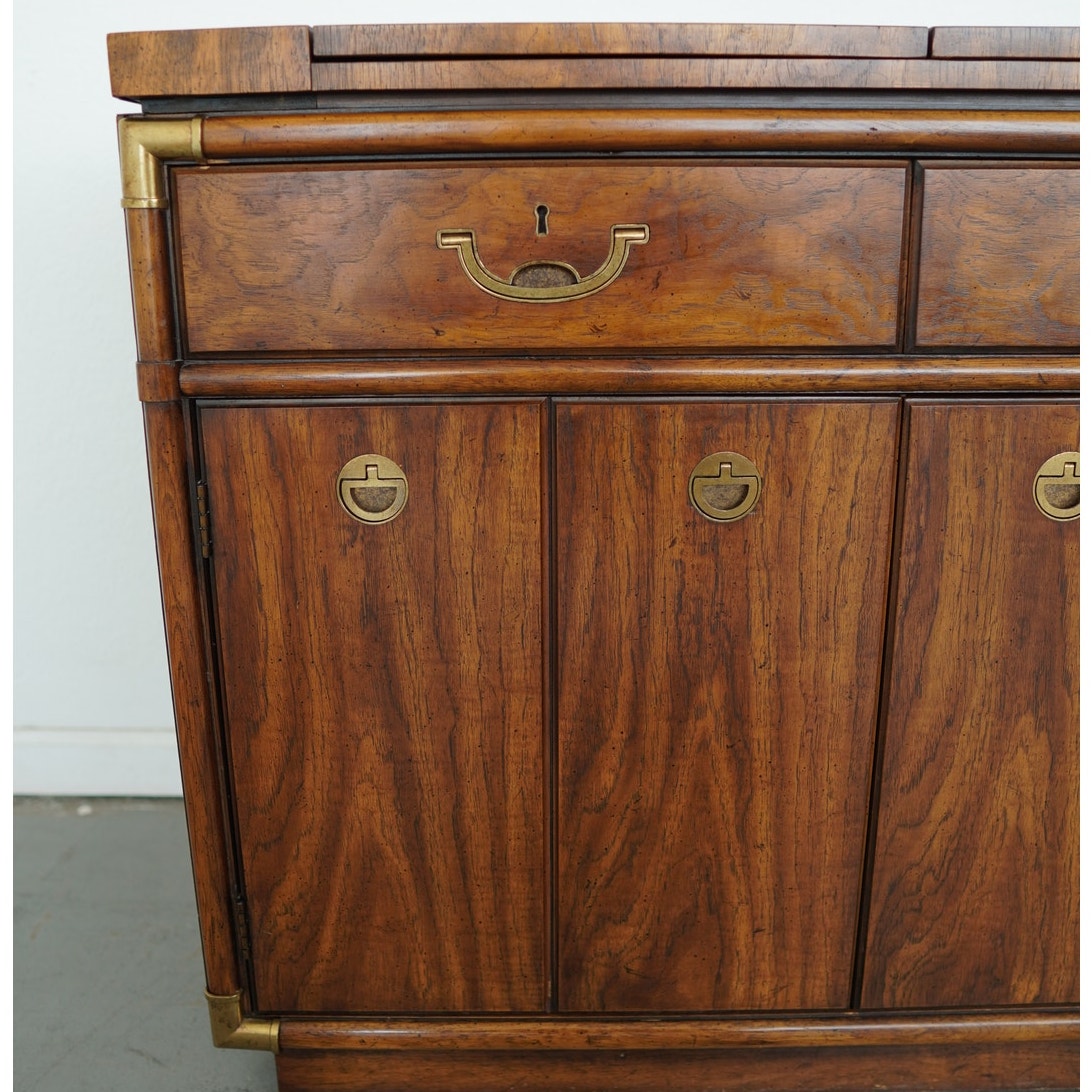 Vintage Drexel Accolade Flip-Top Bar Cabinet