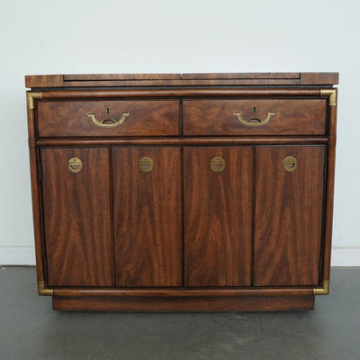 Vintage Drexel Accolade Flip-Top Bar Cabinet