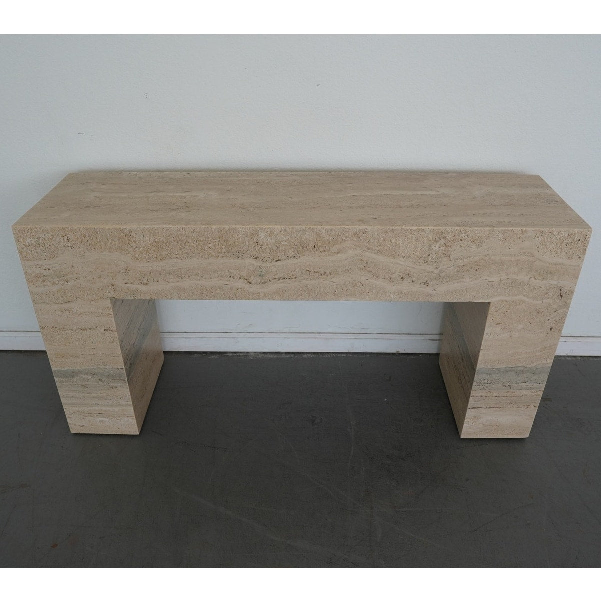Banana Republic Home Brooklyn Travertine Console