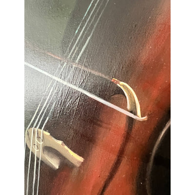 Manaz Textured Wall Art – “Cellist”