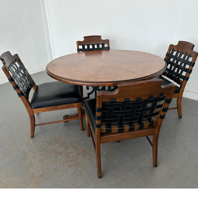 Vintage Spanish Revival Dining Set (Set of 5)